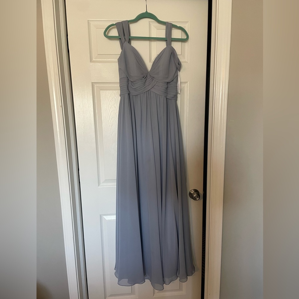Hayley Paige off the shoulder bridesmaid dress size 6.